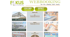 Desktop Screenshot of fokusfitness.dk